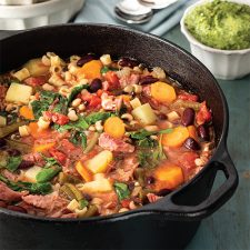 Minestrone With Swiss Chard Featured In Southern Cast Iron March April 2022 Issue