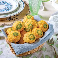 Cheddar Jalapeno Cornbread Muffins Featured In Southern Lady May June 2022