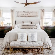 White Bedroom Featured in The Cottage Journal French Cottage 2022