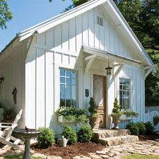 White Cottage Featured in Southern Home French Home Style 2022