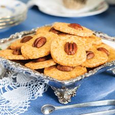 cheese pennies with pecans