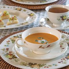 Thanksgiving Soup in Tea Cup