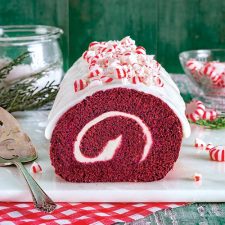 red velvet cake roll