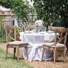 Outdoor garden table